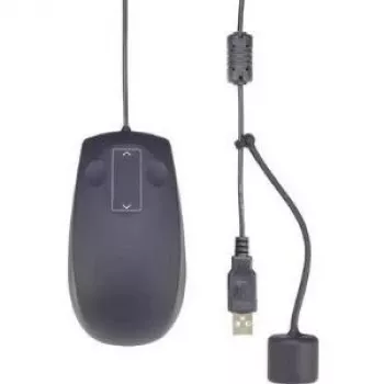 Industrielle Laser-Maus Renkforce iM-LM-T01-BK IP68-zertifiziert, kabelgebunden, schwarz