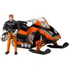 Bruder Snowmobile mit Fahrer