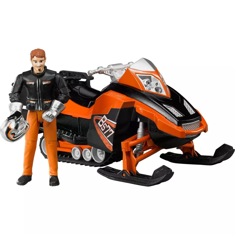 Bruder Snowmobile mit Fahrer