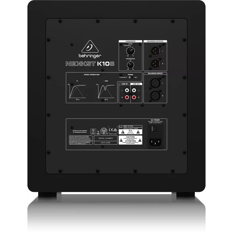 Behringer K10S Schwarz Aktiver Subwoofer