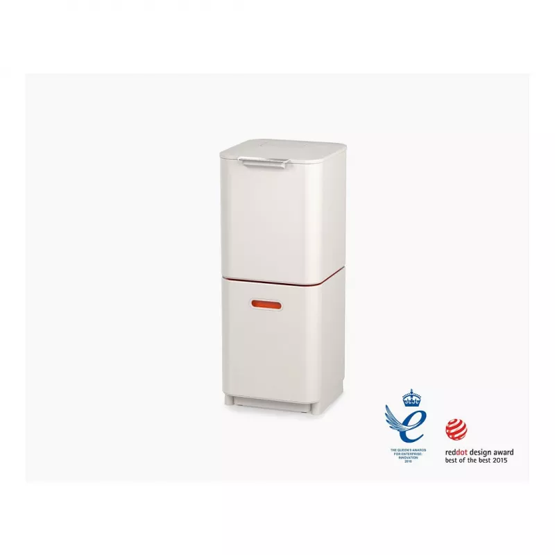 Joseph Joseph Abfalleimer Totem 40 L steingrau