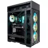 InWin Modfree Deluxe Big-Tower Hartglas - schwarz