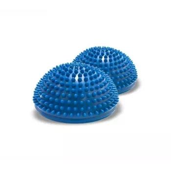 Balance- und Propriozeptions-Sinneshalbkugeln Qmed DRQM3GCH101 — Paar, Technopolymer, Ø16 cm, max. Belastung 100 kg, blau