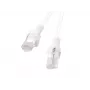 LANBERG Netzwerk-Patchkabel Cat5e UTP 3 m, Litze 26 AWG, RJ-45 Stecker-Stecker, PVC-Mantel, weiß