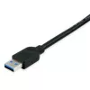 Equip 133346 USB-Kabel USB 3.2 Gen 1 (3.1 Gen 1) 5 m USB A Schwarz