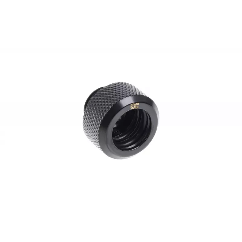 Anschlussset Alphacool 17377 – Messing, schwarz, Höhe 16 mm, Durchmesser 21 mm für Flüssigkeitskühlung