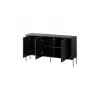 Cama VERA Kommode 150x40x80 schwarz matt