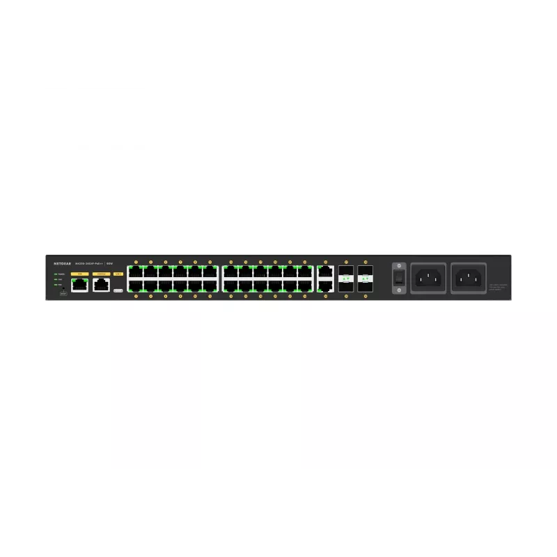 NETGEAR GSM4230UP Managed L2/L3 Gigabit Ethernet (10/100/1000) Power over Ethernet (PoE) 1U Schwarz