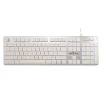 Mechanische Gaming-Tastatur White Shark TACHI-W-US — kompaktes TACHI White-Layout