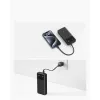 PowerBank mit USB-C-Kabel 20000 mAh 30W Schwarz