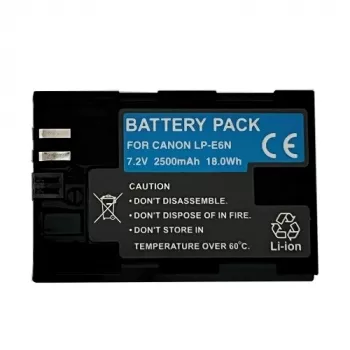 Wiederaufladbarer Kameraakku Extra Digital LP-E6N 2400 mAh, kompatibler Ersatz für Canon LP-E6N