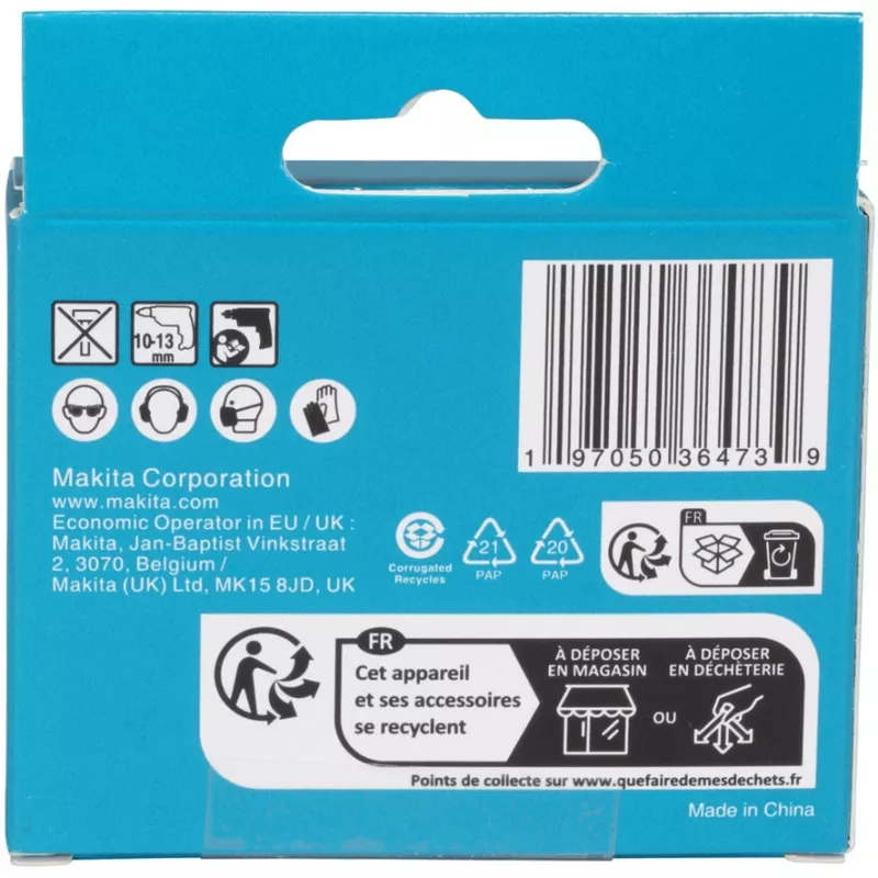 Bohrersatz Makita E-25410 für Glas und Fliesen, 5 Stück