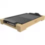 Elektrischer Grill CECOTEC Tasty&Grill 2000 Bamboo Schwarz — Modell 3058, kompakter Tischgrill