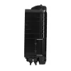 Extralink Glasfaser-Abschlussbox Jennifer 16 Adern schwarz mit Steckverbinder