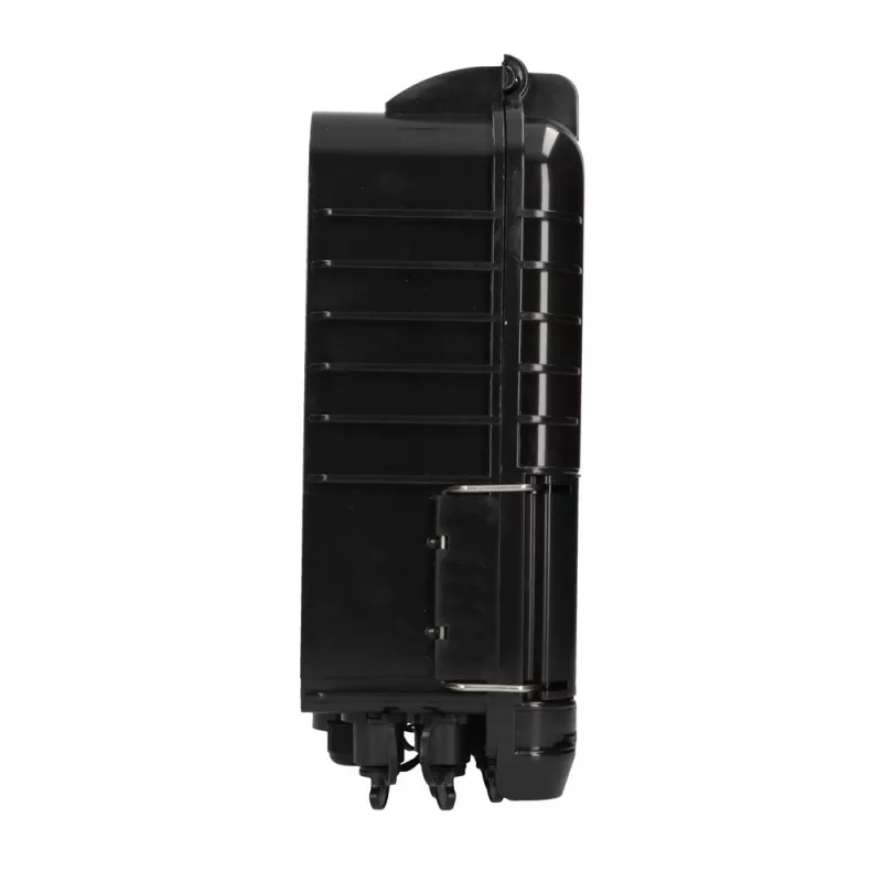 Extralink Glasfaser-Abschlussbox Jennifer 16 Adern schwarz mit Steckverbinder