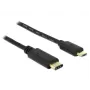 USB-Kabel DeLOCK 2m USB2.0-C USB2.0 Micro-B Schwarz