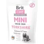 Trockenfutter für Hunde Brit Mini Adult Yorkshire 400 g — ausgewachsene kleine Rassen, Lachs, 30 % Protein, 19 % Fett, 10 % Feuchtigkeit