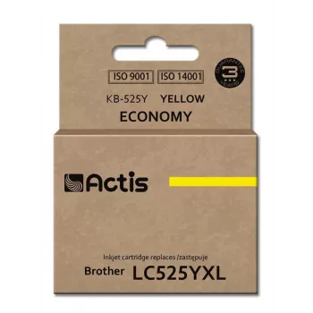 Actis KB-525Y Tinte (Ersatz für Brother LC525Y; Standard; 15 ml; Gelb)