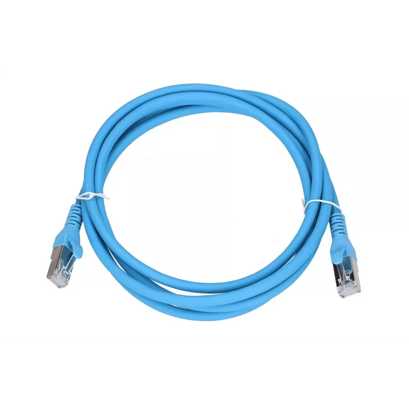 Extralink Cat.6A S/FTP LAN Patch Cord 2m, Copper Netzwerkkabel Twisted Pair 10Gbit/s