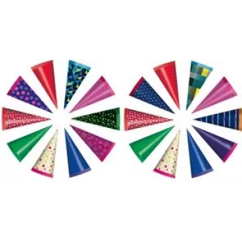 Schultüte HERLITZ Modell 50035106, kegelförmig, Maße 60×60×150 mm