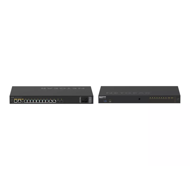 NETGEAR M4250-10G2XF-PoE++ Managed L2/L3 Gigabit Ethernet (10/100/1000) Power over Ethernet (PoE) 1U Schwarz