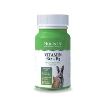 HOLISTA Vitamin B12 + B3 – Nahrungsergänzungsmittel für Hunde und Katzen – 90 Tabletten