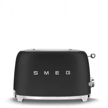 Toaster Smeg 50's Style TSF01BLMEU 2 Scheiben Schwarz Edelstahl