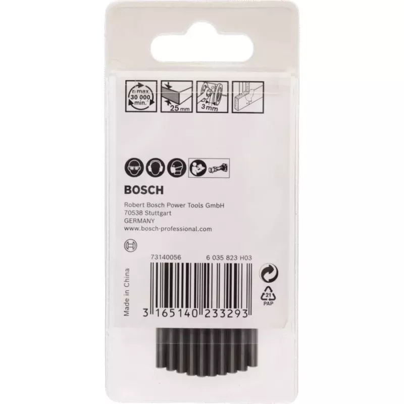 Schneidbohrer Bosch 2608620201 3,2 mm für Rotocut-Fräse — 10 Stück