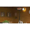 Sunred SMQ2000A Elektroheizstrahler Indoor & Outdoor Schwarz 2000 W Quarz-Elektroheizstrahler