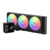 Gamemax CPU-Flüssigkeitskühler | GLACIER 360 LCD BK | Intel, AMD