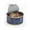 Nassfutter für Katzen FISH4DOGS Makrele mit Garnele 70 g — ausgewachsene Katzen, Fischgeschmack, Dose, glutenfrei