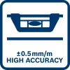 Bosch 1 600 A01 V3Z Nivelliergerät 1,2 m Aluminium, Schwarz
