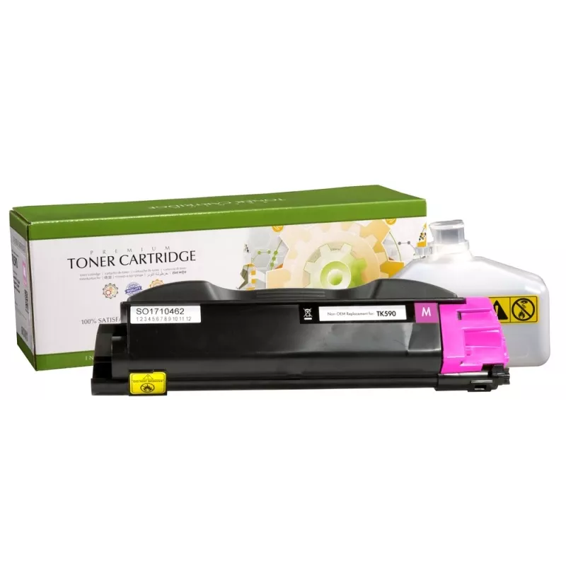 STATIC Tonerkartusche kompatibel mit Kyocera TK-590M Magenta kompatibel 5.000 Seiten