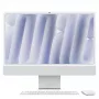 iMac 24 Retina 4.5k Display M4, Silber, M4 (10-CPU/10-GPU), 16GB, 512GB, Standardglas, Touch ID, Deutsch, Gigabit Ethernet, Magic Maus, MWUV3D/A