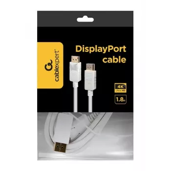 DisplayPort-Kabel Gembird CC-DP2-6-W – DisplayPort auf DisplayPort, 1,8 m, Weiß