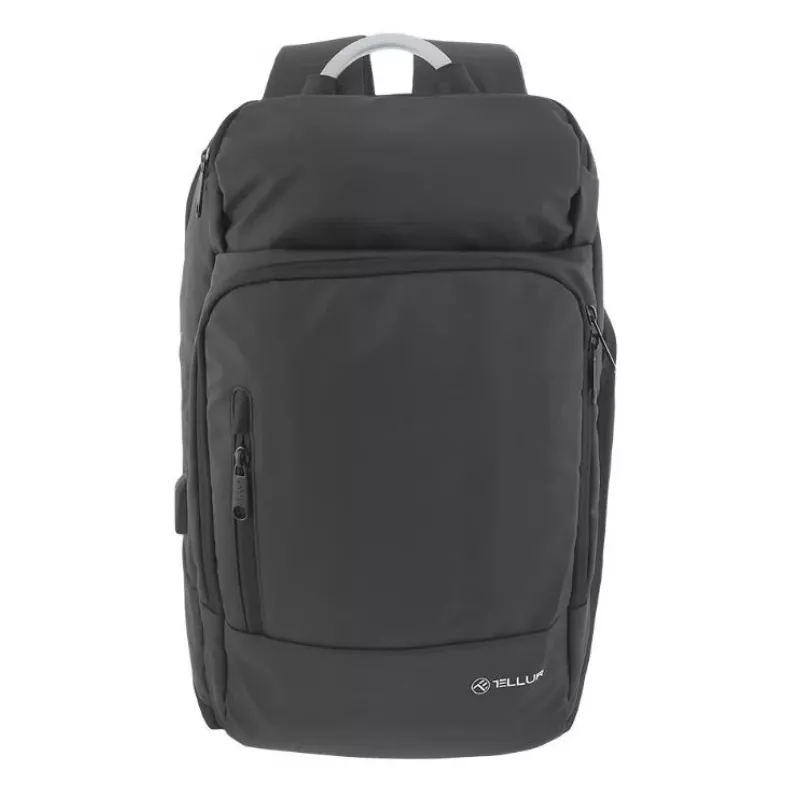 Tellur Rucksack Notebook 17.3 Zoll Business L mit USB-Anschluss, Schwarz