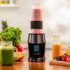 Cecotec Mixer | Power Titanium 900 ProGo | Tischgerät | 900 W | Behälterkapazität 2x0,57 L | Eiszerkleinerung | Schwarz