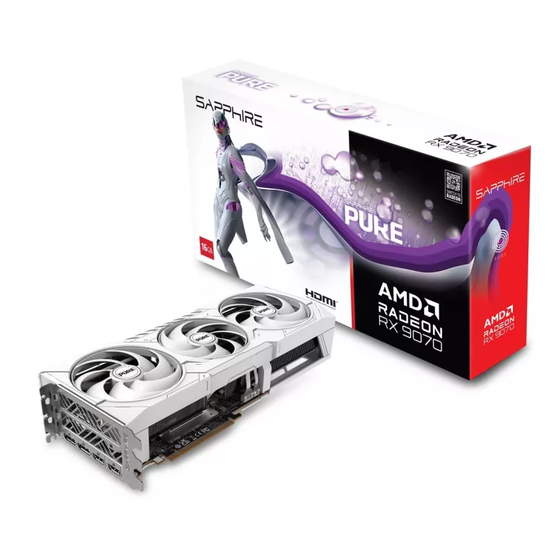 SAPPHIRE Radeon RX 9070 16GB GDDR6 Grafikkarte