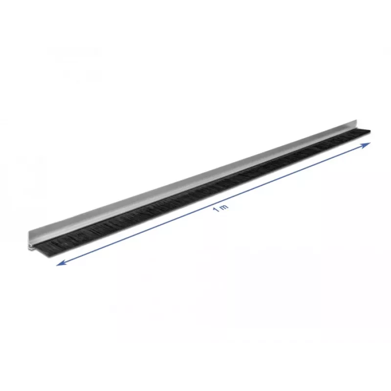 Bürstenleiste DeLOCK 66652 40 mm mit Aluminiumprofil abgewinkelt