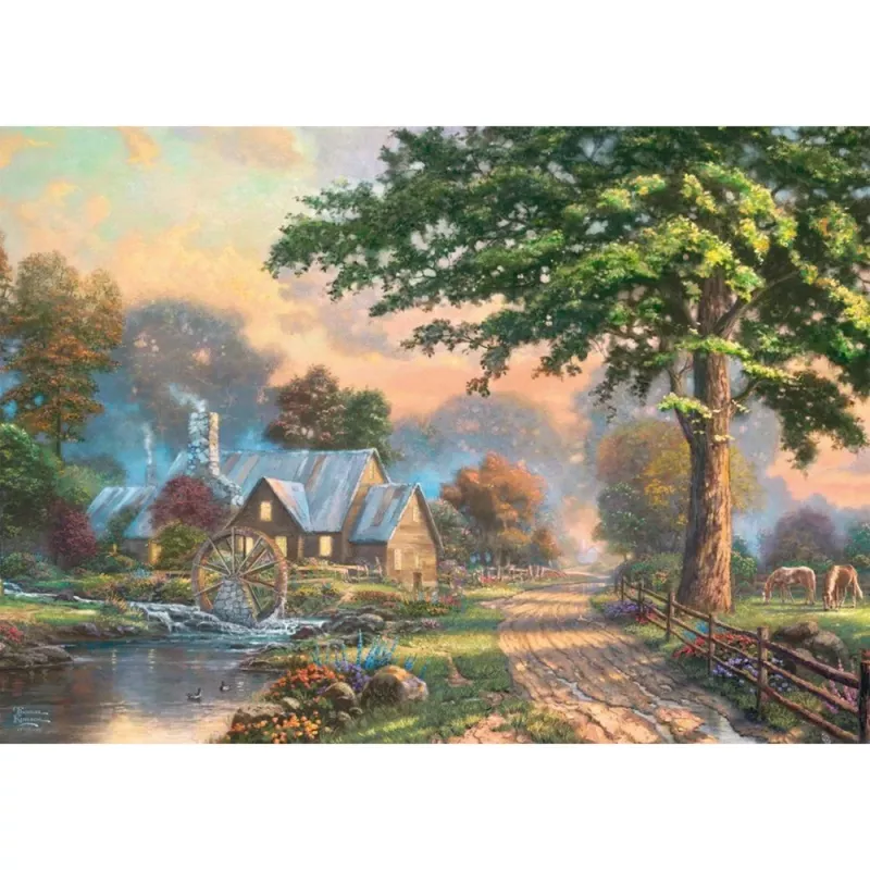 Holzpuzzle schmidt spiele 59797 Thomas Kinkade Studios 1000 Teile, Holzstücke