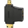 Hama 00305020 HDMI-Kabel HDMI Typ A (Standard) HDMI Typ C/HDMI Typ D Schwarz