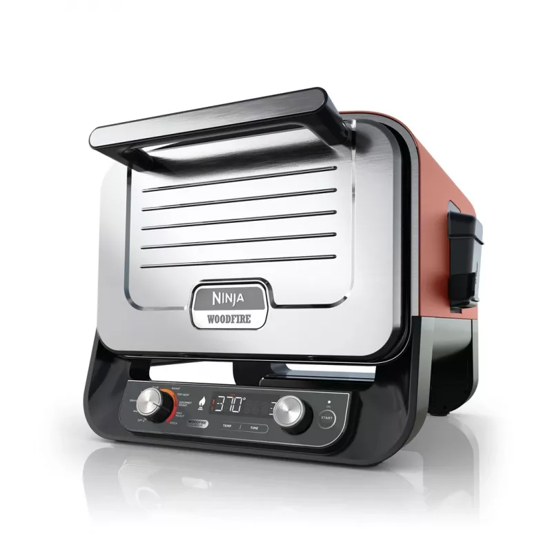 Ninja Woodfire OO101EU elektrischer Outdoor-Ofen, Pizzaofen und Smoker, 2.400 W