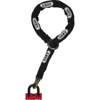 ABUS 59715 Fahrradschloss Schwarz - Red 1200 mm Kettenschloss (59715)
