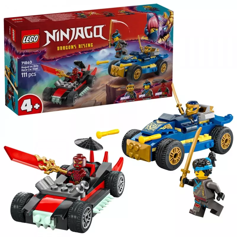 Bausteine Ninjago 71840 Renn-Duell Rogue vs. Drix