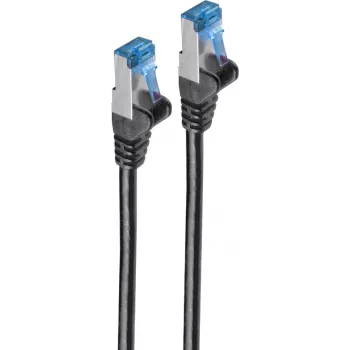 Netzwerkkabel ShiverPeaks BS75715-S 5m Cat6a S/FTP Schwarz
