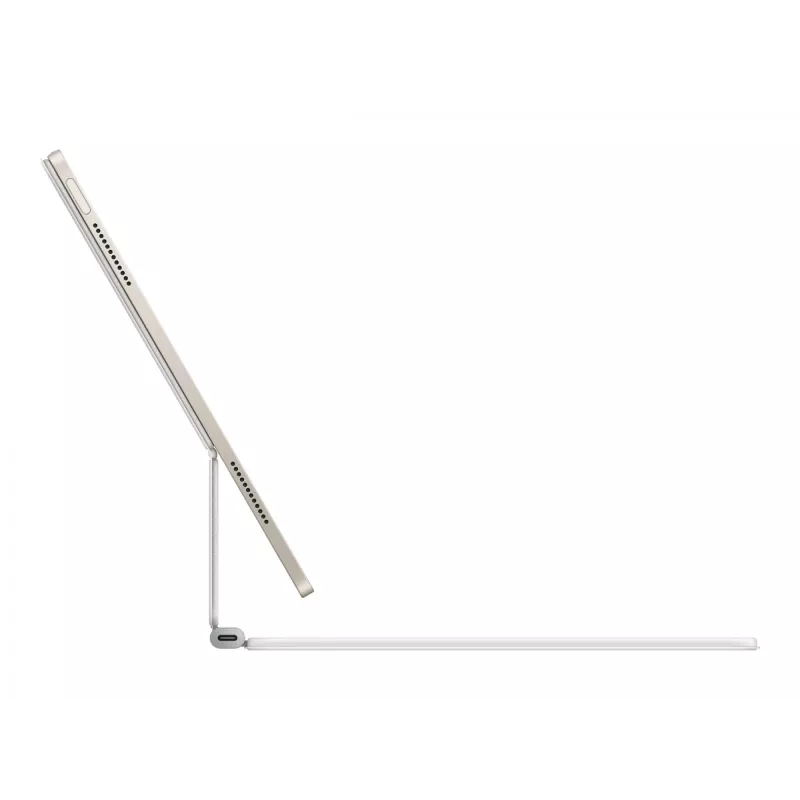 Apple Magic Tastatur QWERTY Englisch Weiß mit Trackpad