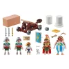 Playmobil 71268 Asterix: Edifis und die Schlacht um den Palast funktionierendes Katapult der Römer Sammlung Spielfiguren Spaß fantasievolles Rollenspiel