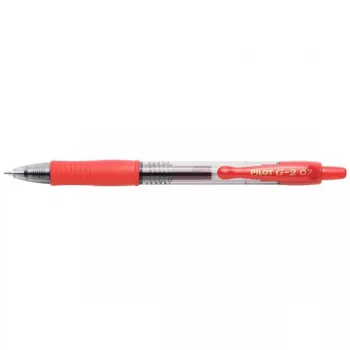 Einziehbarer Gelstift Pilot BL-G2-7-R Fein Rot