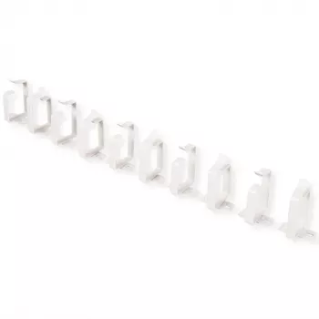 Kabelmanagement-Clip Secomp 44 x 60 mm hellgrau RAL 7035, 10er-Pack