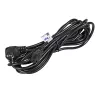 Akyga AK-PC-05C Netzkabel, CEE 7/7 auf IEC C13, Kupfer 3 x 1 mm², 5 m, Schwarz